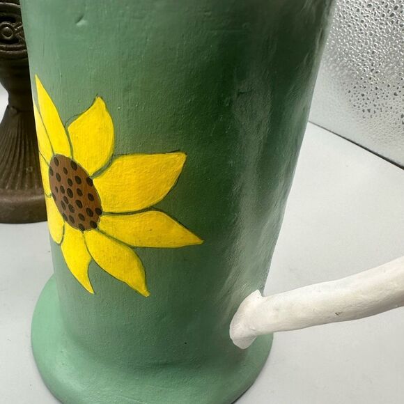 Handmade ceramics sunflower vase - Picture 7 of 7